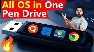 Create Multi OS Bootable Pen drive  Windows 10 Windows 11 and Linux all OS in One Pen drive [upl. by Zaller]