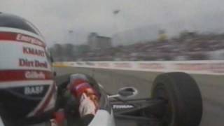 1993 nigel mansell long beach indycar grand prix pole position lap onboard [upl. by Yot]