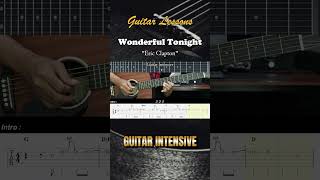 Wonderful Tonight  Eric Clapton  EASY Guitar Lessons TAB  Guitar Tutorial guitarlessons [upl. by Skardol78]