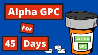 Alpha GPC for 45 days  Focus  Power [upl. by Uhayile]