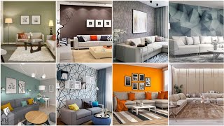 100 Modern Living Room Color Combinations 2024 Wall painting colours ideas [upl. by Mcdougall]