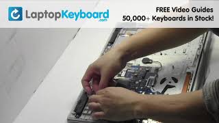 Lenovo IdeaPad 33017IKB Keyboard Replacement Installation Guide 80XS 32015ISK 80XN 33015 [upl. by Ezaria449]