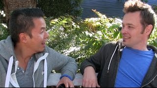 Ninjago Zane interviews Kai part 13  the real voice actors [upl. by Golter]