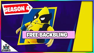 SEASON 4 FREE BACKBLING REWARDS FORTNITE [upl. by Hsiwhem]