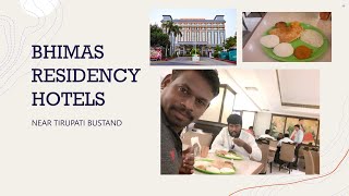 Bhimas Residency hotel reviewTirupati [upl. by Seravat]