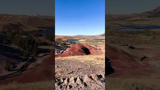 Painted Hills paintedhills traveloregon youtubeshorts shortsviral volcanic wildwest [upl. by Natfa]