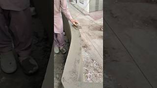 How Edges Plaster ✅ plaster construction satisfying amazing fast skills DIY viralvideo [upl. by Inej901]