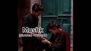 Mushk Ost lyrics slowedreverb  Editz 077 [upl. by Leora281]