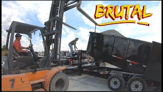 We Try to Break A dump trailer SEVERE OVERLOAD [upl. by Plerre]