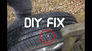 CAR TYRE PUNCTURE REPAIR DIY [upl. by Daisy743]