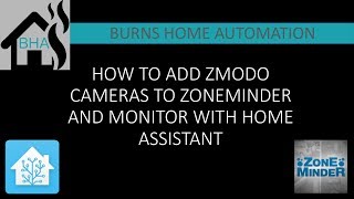 How to add Zmodo cameras to Zoneminder and monitor with Home Assistant [upl. by Akym]