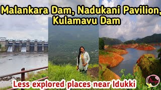 MALANKARA DAM  NADUKANI PAVILION  KULAMAVU DAM  Noopsworld [upl. by Akenit]