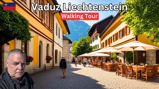 Vaduz Liechtenstein 4K  Walking Tour [upl. by Brunella399]