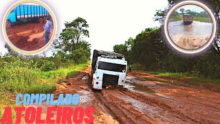 COMPILADO DOS NOSSOS MELHORES VIDEOS DE CAMINHAO BOIADEIRO ATOLEIRO  GALERA DO BOI DE PROMISSÃO [upl. by Loleta203]