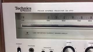 Technics SA200 Stereo Receiver [upl. by Glantz]