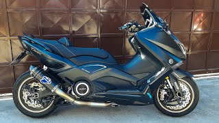 TMax 530 Iron Max 2016 Termignoni Malossi Walkaround [upl. by Dowling]