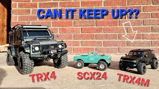 TRX4M vs TRX4 vs SCX24 Can the new TRX4M keep up [upl. by Ardle]