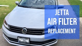 Air Filter Change  Volkswagen Jetta 14 20112018 [upl. by Godred]