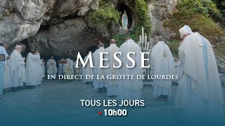 Messe depuis la Grotte de Lourdes  20022025 [upl. by Aidualc]