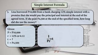 Mathematics of Investment  Simple Interest  Simple Interest Formula Topic 1 [upl. by Alidia]