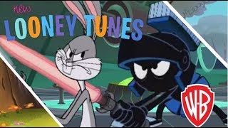 New Looney Tunes  Bugs vs Marvin [upl. by Yrellav767]