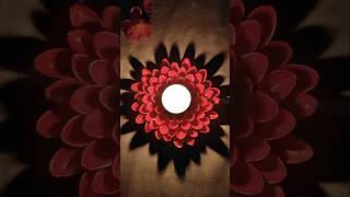 DIY Tealight Candle Holder with Pista Shellsshotsdiwali [upl. by Eseeryt]