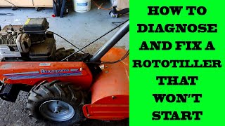 Fix a Rototiller That Wont Start [upl. by Amalbena]