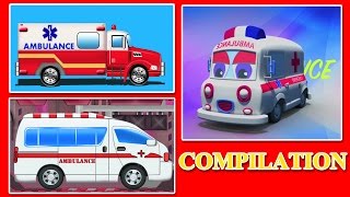 Donnas Day Out  Road Rangers  Ambulance Cartoons For Kids [upl. by Frendel]