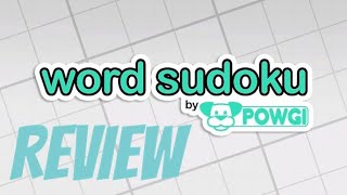 Word Sudoku Xbox One Review [upl. by Derna581]