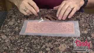 Learning Leathercraft with Jim Linnell Lesson 1 Tracing A Pattern [upl. by Manbahs633]