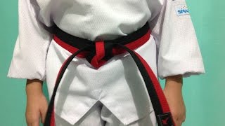 How to Tie your Taekwondo Belt [upl. by Aivyls]