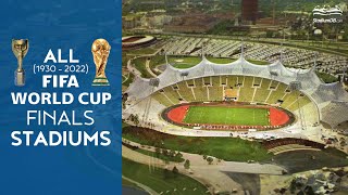 🏆 All FIFA World Cup Finals Stadiums 1930  2022 [upl. by Aztinad]