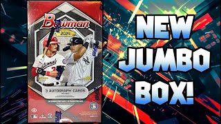 NEW 2024 Bowman JUMBO Hobby Box Baseball Cards Opening [upl. by Talanian]