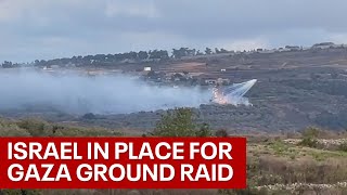 Israel ready to raid Gaza by ground air amp sea amid war with Hamas  LiveNOW from FOX [upl. by Navanod]