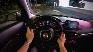 POV 2018 Fiat Tipo 16 Automatic Test Drive [upl. by Ellehsar]