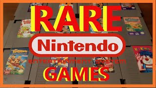 Rarest NES Games  Collectors Guide [upl. by Ennirok655]