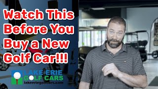 RXV ELiTE Electric Golf Car Review with Lake Erie Golf Cars [upl. by Napra]