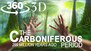 360° Prehistoric Journey The Carboniferous Period  360 3D VR Adventure [upl. by Reidid]