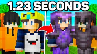 Breaking Worlds Most Dumbest Records in Survival Minecraft [upl. by Felt490]