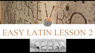 Easy Latin Lesson 2  Learn Latin Fast with Easy Lessons  Latin Lessons for Beginners  Latin 101 [upl. by Llehsam]