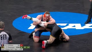 HWT Tony Cassioppi Iowa vs Luke Luffman Illinois [upl. by Atterys246]