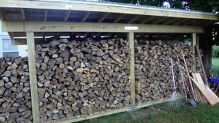 DIY Pallet Woodshed [upl. by Silin]