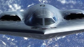 B2 Spirit Stealth Bomber in Action  Training [upl. by Anairda]