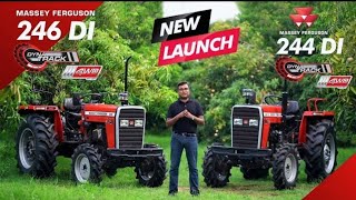 Massey Ferguson 244  Massey Ferguson 246 DYNATRACK 4WD  Full Tractor Review In Hindi  New Launch [upl. by Albina]