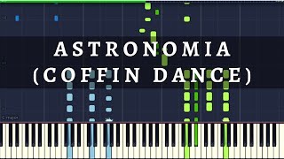 Peter Buka Coffin Dance Tutorial MIDISynthesia by Dimuthu Lakshan [upl. by Netsirk767]