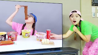 Fideos picantes al fuego Mukbang DONA [upl. by Burkhart]