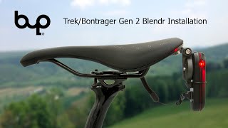 Bup Labs Trek Bontrager Blendr Mount for Garmin Varia and GoPro Installation [upl. by Aivizt]