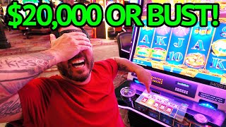 It Was My Last Attempt For 20000  Slot Machine  OmarGoshTV [upl. by Nywra279]