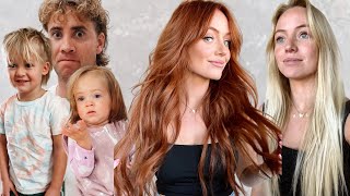 I dyed my hair RED My husband and kids reactions [upl. by Eilama294]