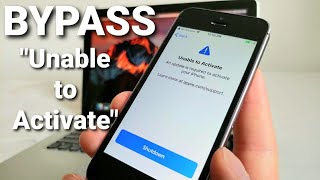 How to Bypass quotUNABLE TO ACTIVATEquot iPhone Screen and Jailbreak on iOS 123  1323 [upl. by Ylim851]